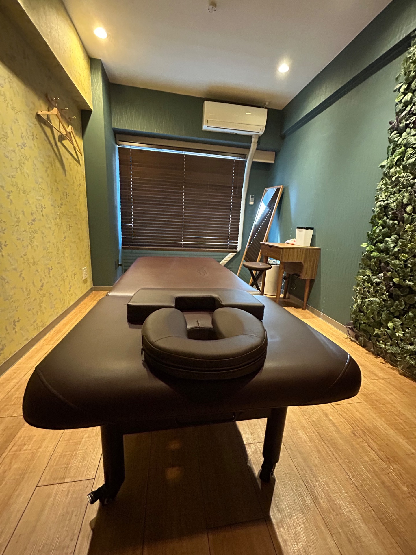 静かなプライベート空間